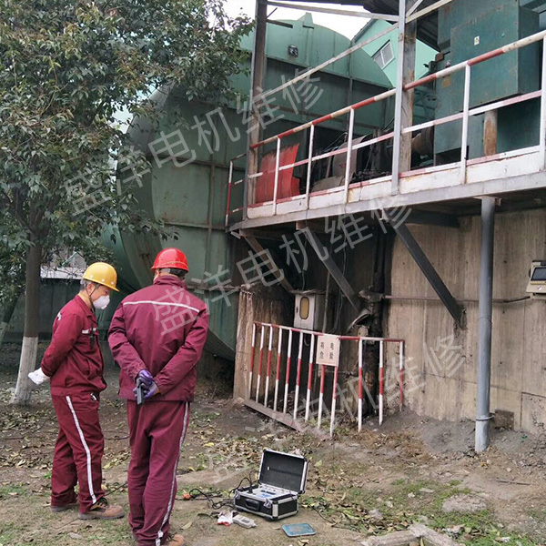 黄山风机维修现场